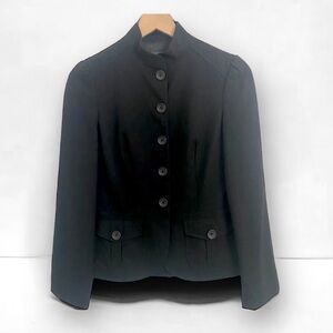 Banana Republic Black Cropped Blazer Suit Jacket, Womens Size 2